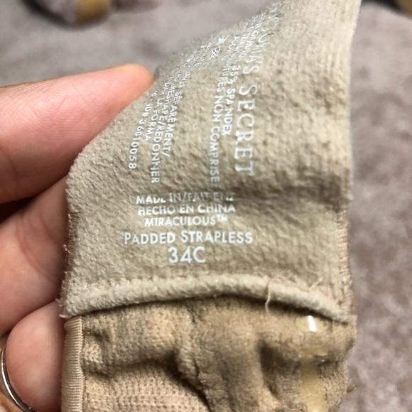Victoria’s Secret Miraculous strapless bra - Picture 4 of 4